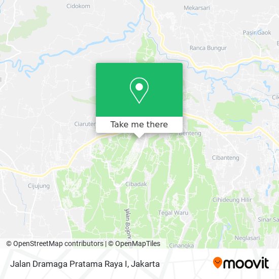 Jalan Dramaga Pratama Raya I map
