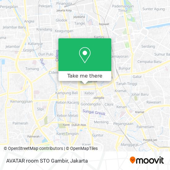 AVATAR room STO Gambir map