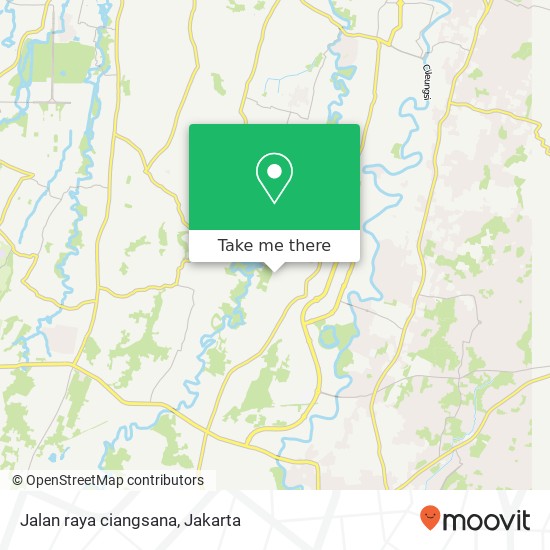 Jalan raya ciangsana map