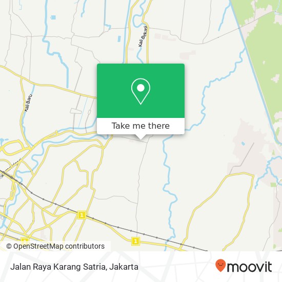 Jalan Raya Karang Satria map