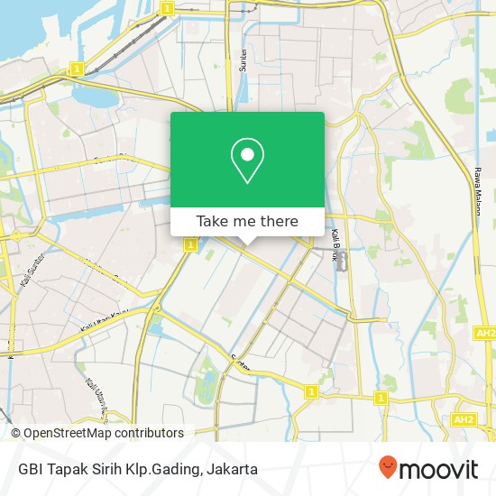 GBI Tapak Sirih Klp.Gading map