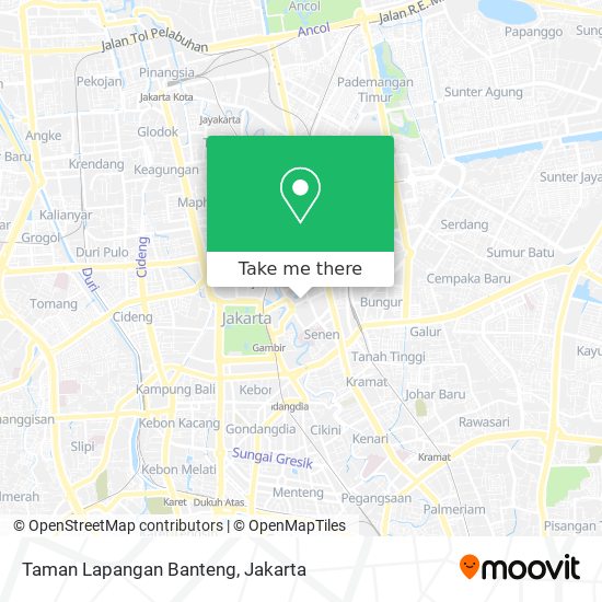 Taman Lapangan Banteng map