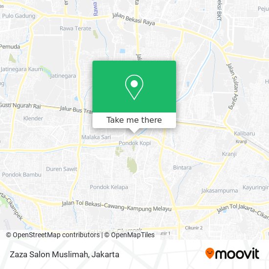 Zaza Salon Muslimah map