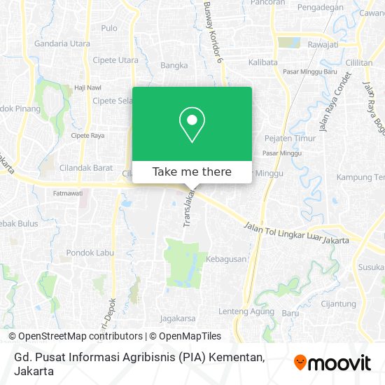Gd. Pusat Informasi Agribisnis (PIA) Kementan map