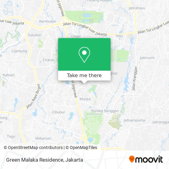 Green Malaka Residence map