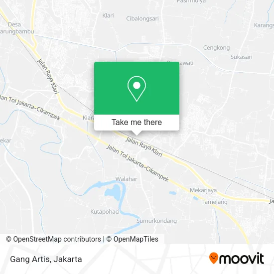 Gang Artis map