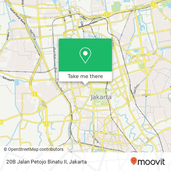 20B Jalan Petojo Binatu II map