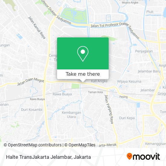 Halte TransJakarta Jelambar map