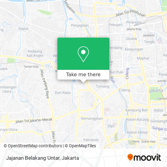 Jajanan Belakang Untar map