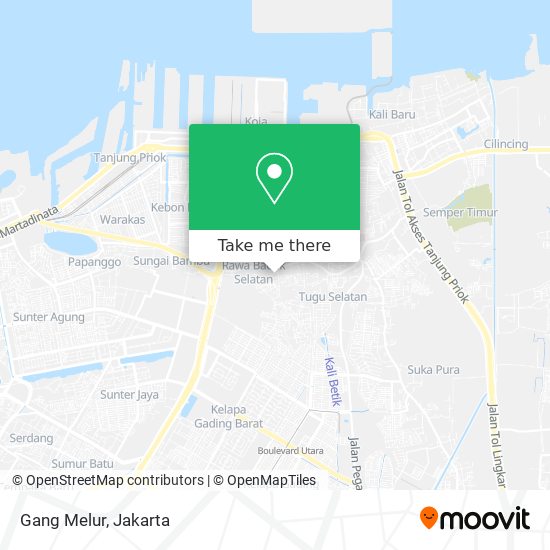 Gang Melur map