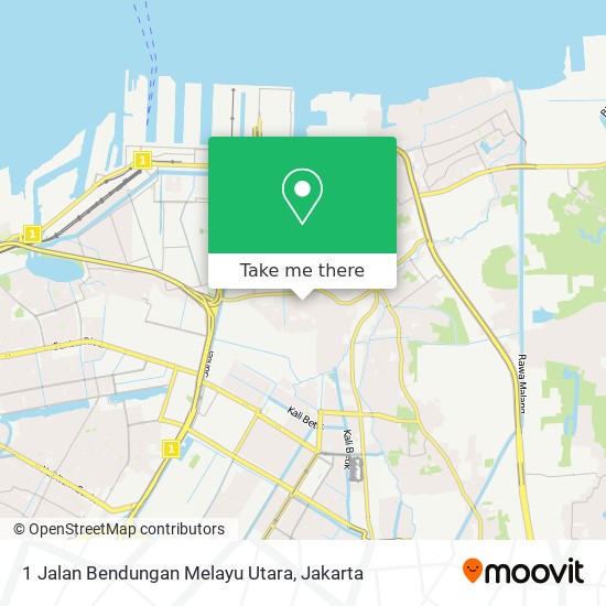 1 Jalan Bendungan Melayu Utara map