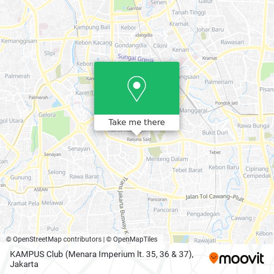 KAMPUS Club (Menara Imperium lt. 35, 36 & 37) map