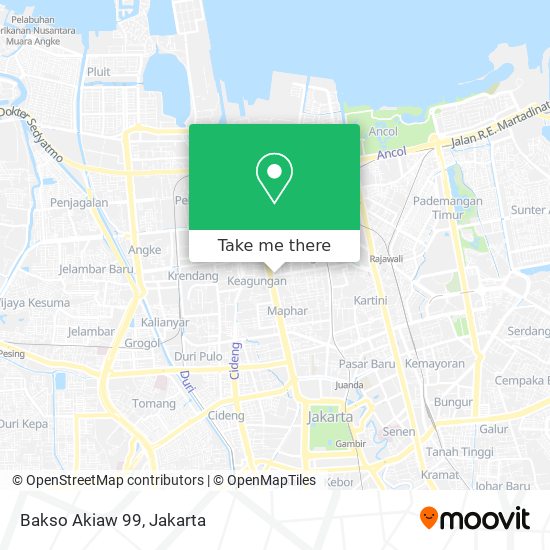 Bakso Akiaw 99 map