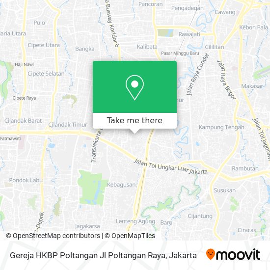 Gereja HKBP Poltangan Jl Poltangan Raya map