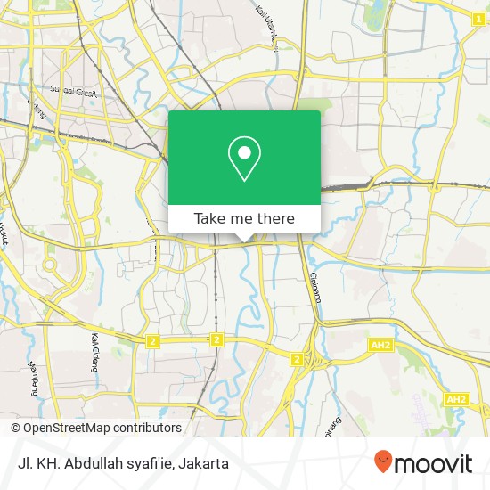 Jl. KH. Abdullah syafi'ie map