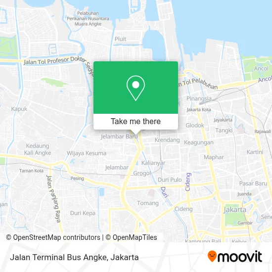 Jalan Terminal Bus Angke map