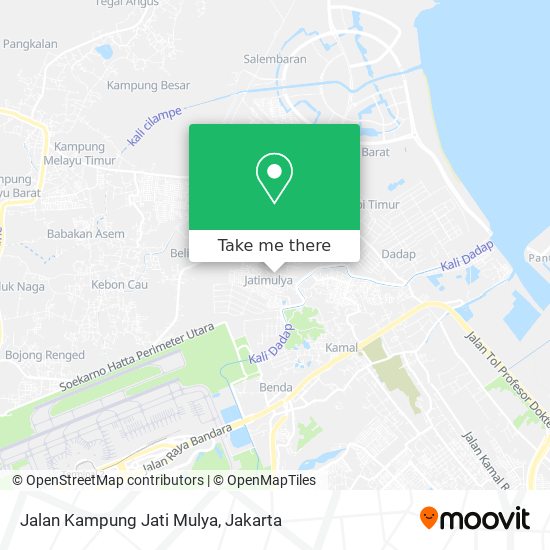 Jalan Kampung Jati Mulya map