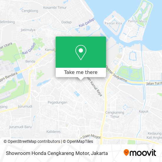 Showroom Honda Cengkareng Motor map