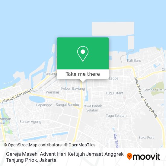 Gereja Masehi Advent Hari Ketujuh Jemaat Anggrek Tanjung Priok map
