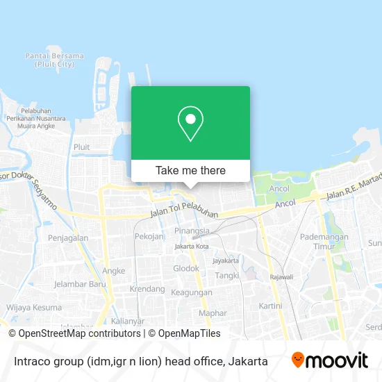 Intraco group (idm,igr n lion) head office map