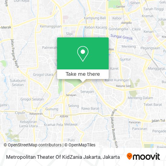 Metropolitan Theater Of KidZania Jakarta map