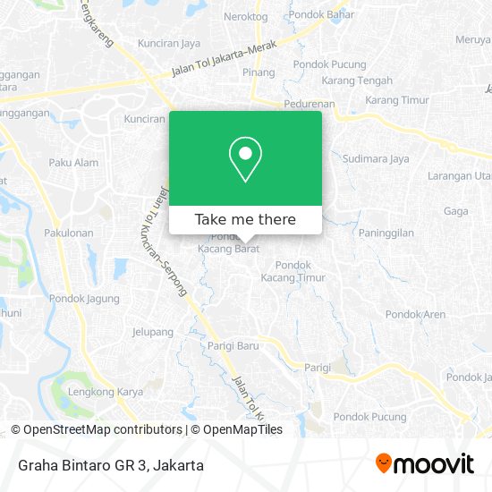 Graha Bintaro GR 3 map