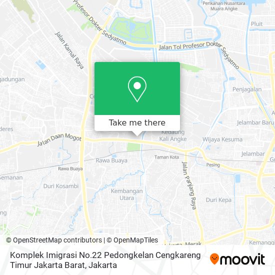 Komplek Imigrasi No.22 Pedongkelan Cengkareng Timur Jakarta Barat map