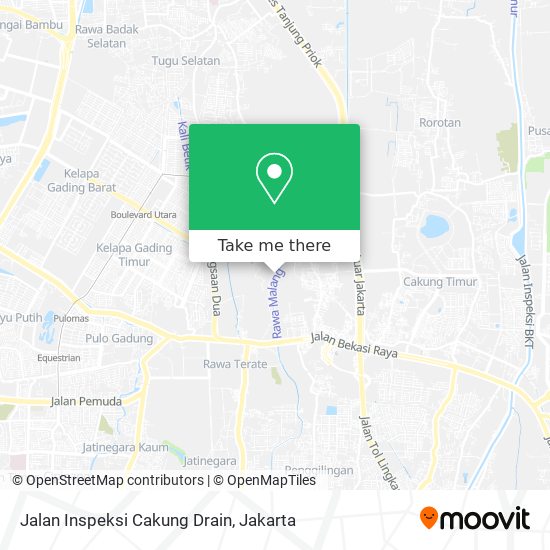 Jalan Inspeksi Cakung Drain map