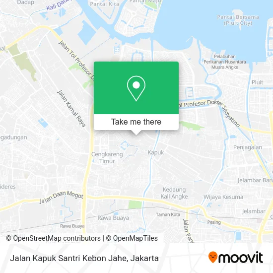 Jalan Kapuk Santri Kebon Jahe map