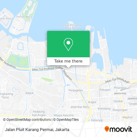 Jalan Pluit Karang Permai map