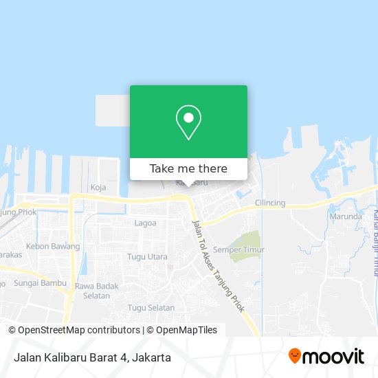 Jalan Kalibaru Barat 4 map