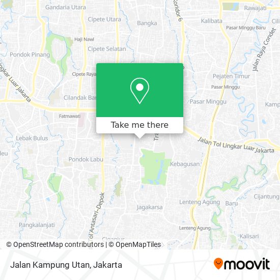 Jalan Kampung Utan map