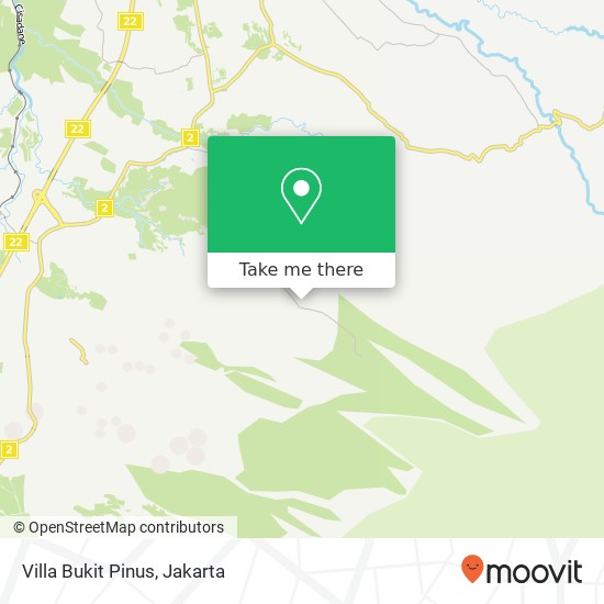 Villa Bukit Pinus map
