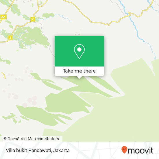 Villa bukit Pancawati map