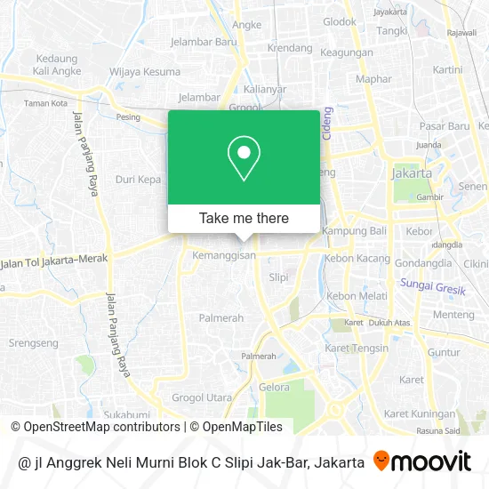 @ jl Anggrek Neli Murni Blok C Slipi Jak-Bar map