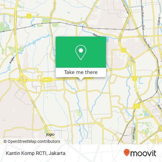 Kantin Komp RCTI map