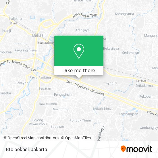 Btc bekasi map