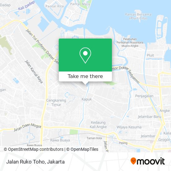 Jalan Ruko Toho map