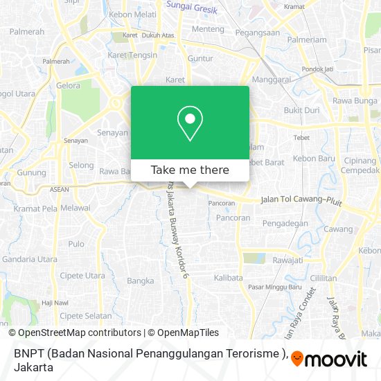 BNPT (Badan Nasional Penanggulangan Terorisme ) map