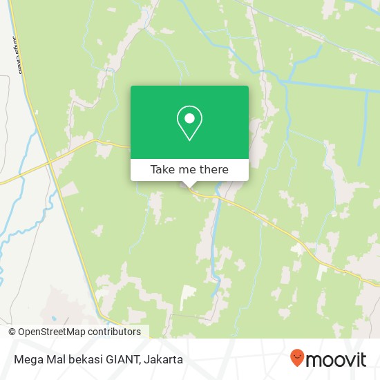 Mega Mal bekasi GIANT map