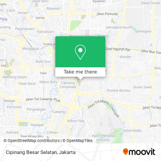 Cipinang Besar Selatan map