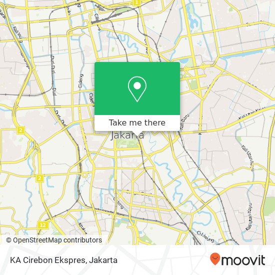 KA Cirebon Ekspres map