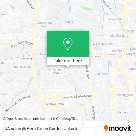 JA salon @ Hero Green Garden map