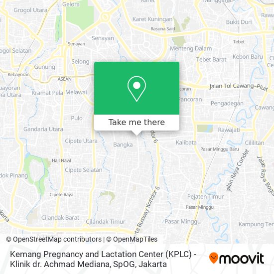 Kemang Pregnancy and Lactation Center (KPLC) - Klinik dr. Achmad Mediana, SpOG map