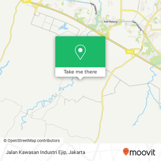 Jalan Kawasan Industri Ejip map