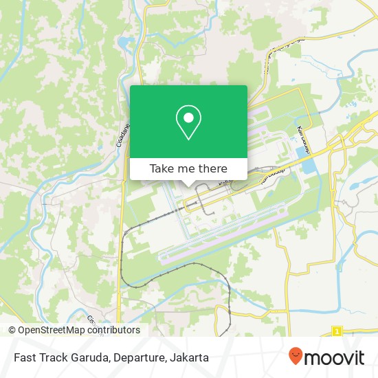 Fast Track Garuda, Departure map