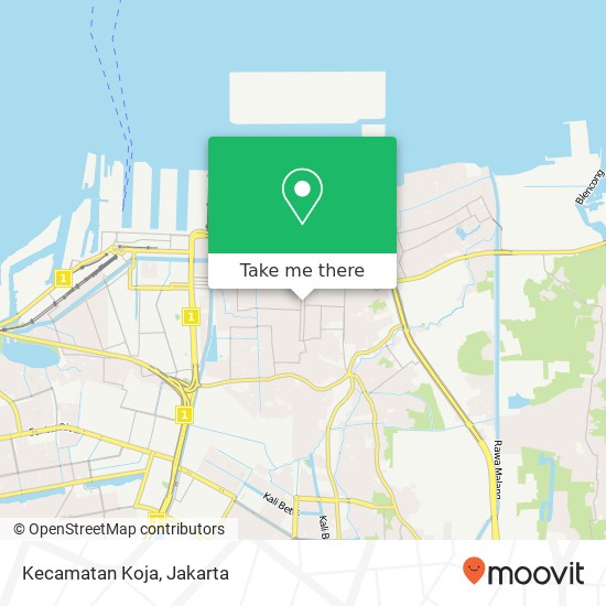 Kecamatan Koja map