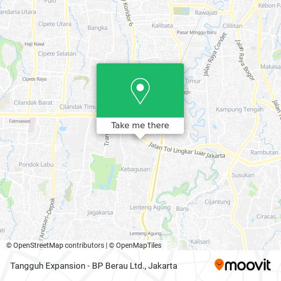 Tangguh Expansion - BP Berau Ltd. map