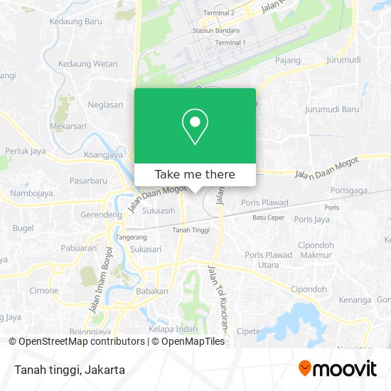 Tanah tinggi map