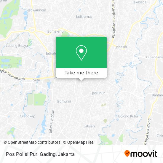 Pos Polisi Puri Gading map